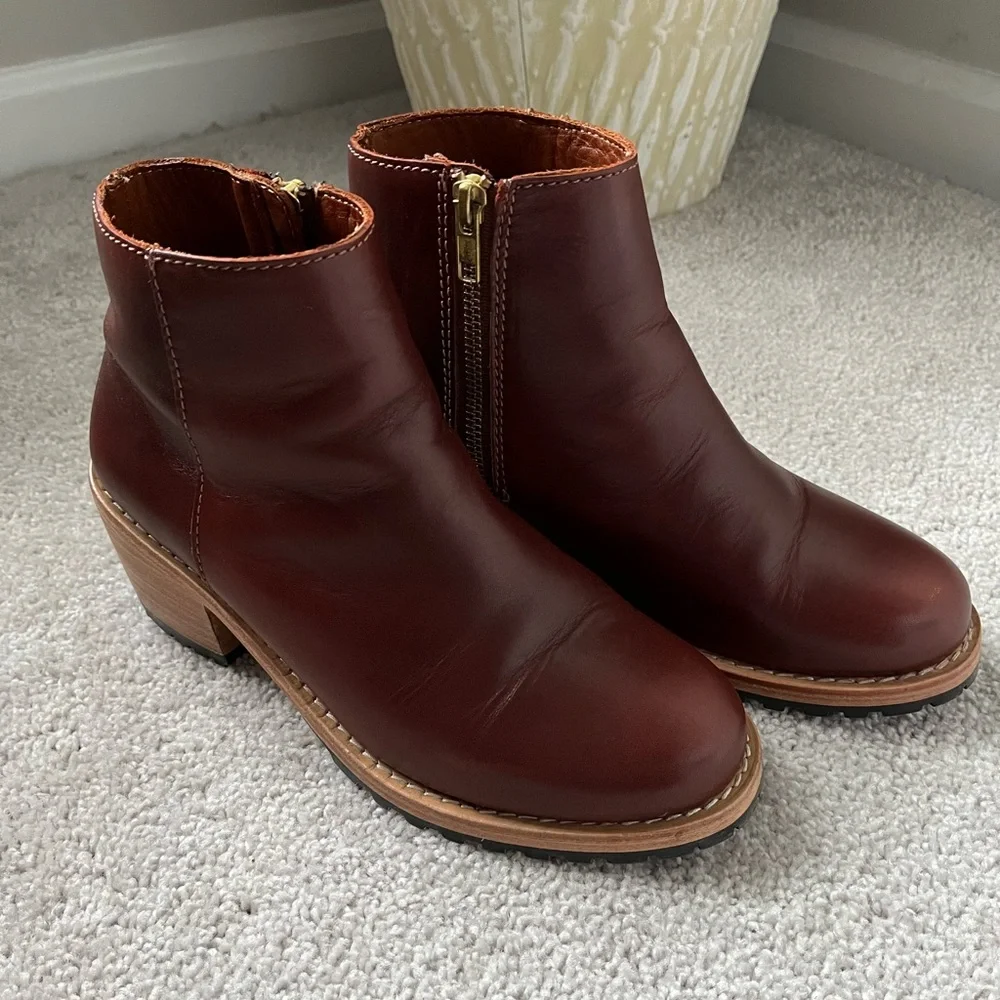 Size 7 Patina leather boots - Picture 2 of 5